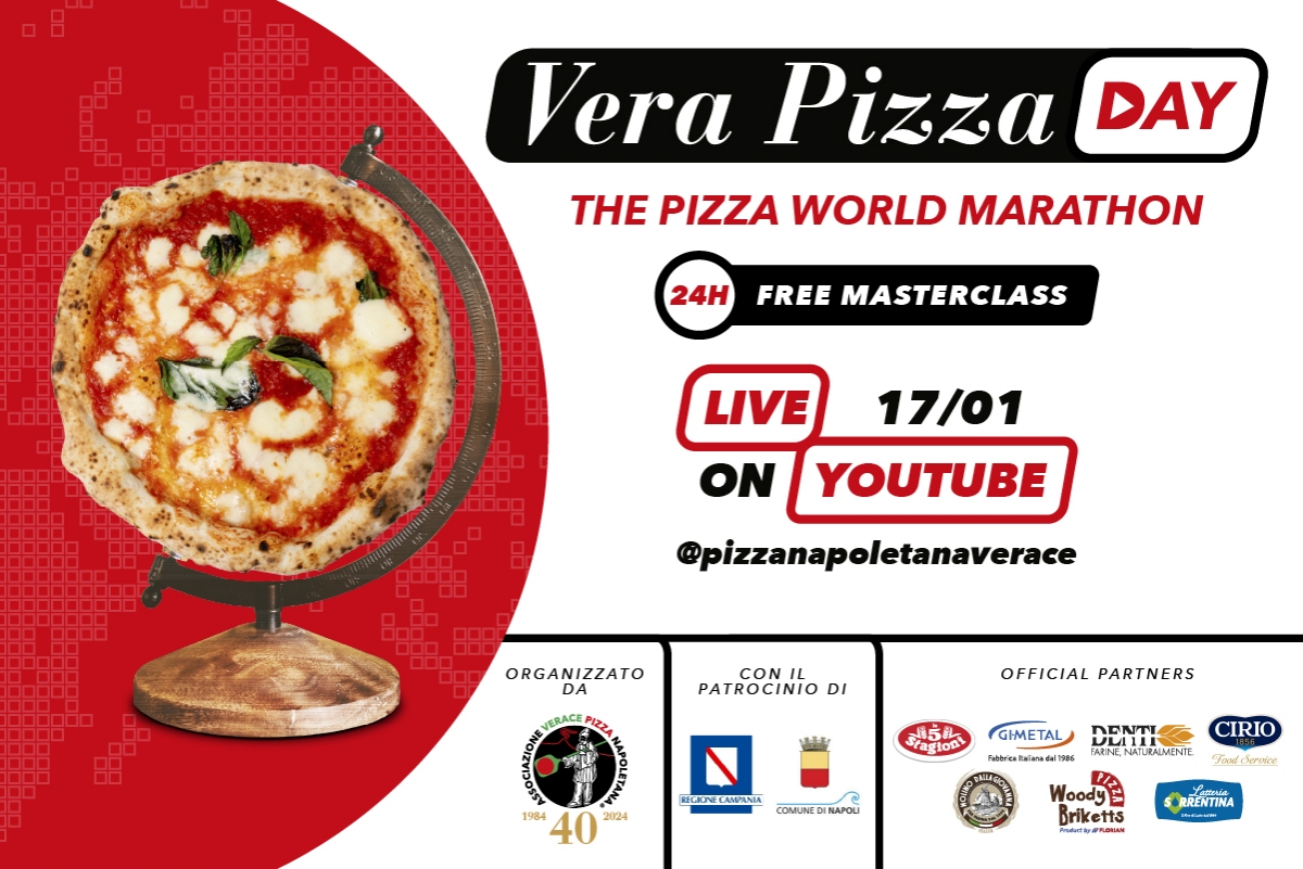 Torna il Vera Pizza Day: la maratona di 24 ore in giro per il mondo che dà il via al 40esimo anniversario di AVPN