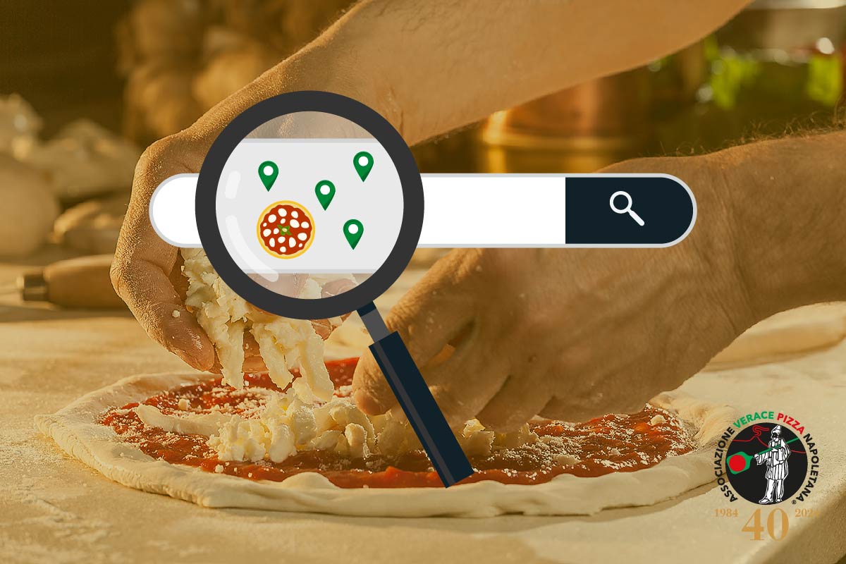 Da oggi è visibile la funzione "Trova la pizzeria  verace più vicina a te"