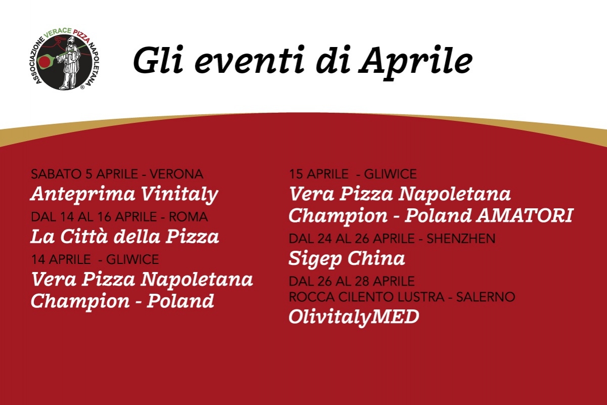 Gli appuntamenti Veraci di Aprile da non perdere!