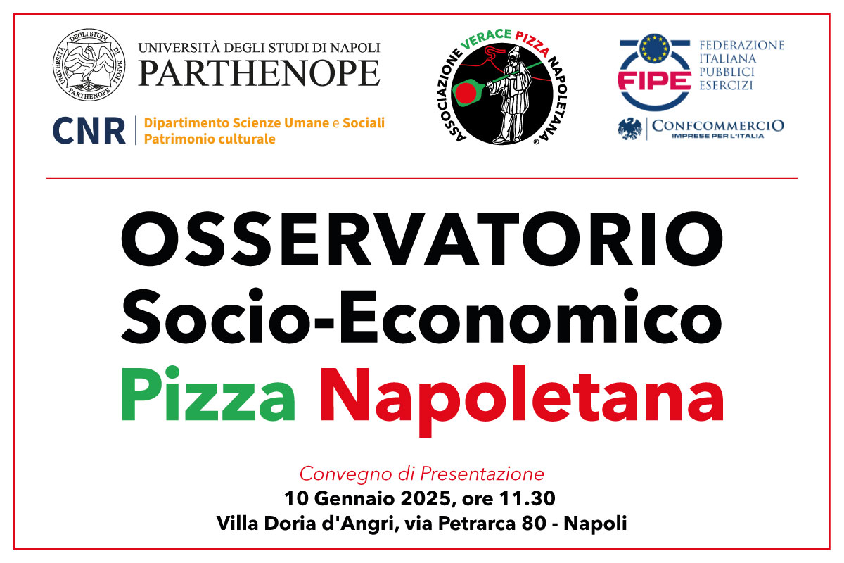 Nasce l’Osservatorio Socio-Economico della Pizza Napoletana