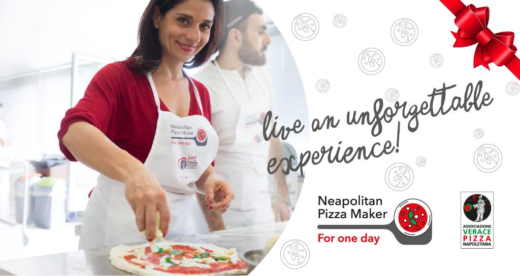 Out of ideas for Christmas gifts to your loved ones?  “Neapolitan Pizza-maker for one day” is the answer!