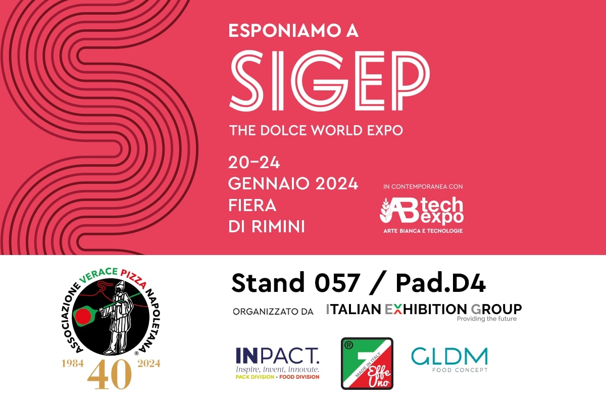 A Verace Sigep: the Associazione Verace Pizza Napoletana at Sigep2024 at stand D4 - 057