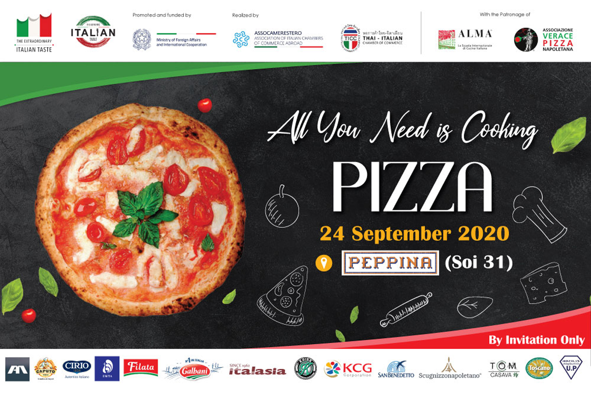 All you need is cooking..... pizza! Da Peppina a Bangkok una masterclass per gli influencer Thai