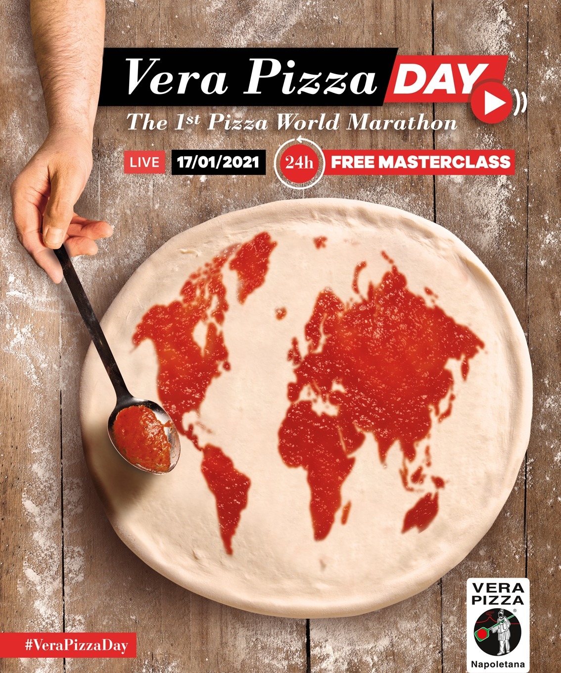 Vera Pizza Day! 一日中全世界の各大陸でナポリピッツァを主役に！