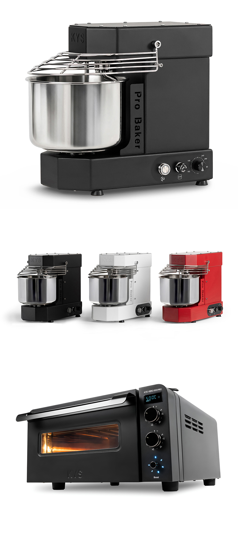 KYS ProBaker 7 Plus | KYS VERO 500 PRO 