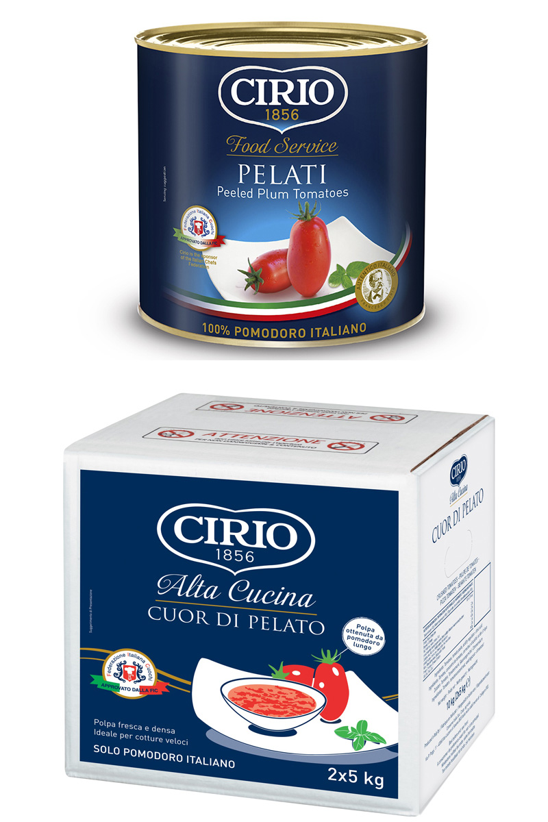 CIRIO FOODSERVICE PEELED PLUM TOMATOES 
