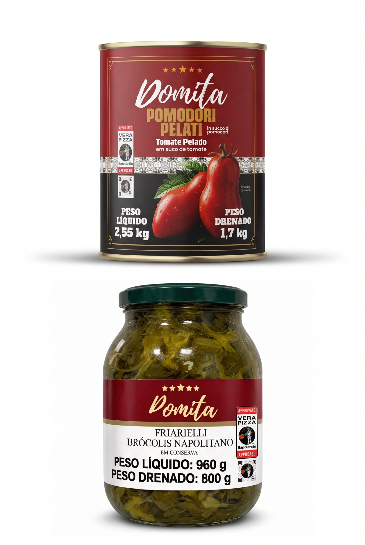 Pomodoro Pelato e &rsquo;O friariello zero aceto 
