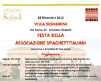 AVPN socio onorario dell'Associazione Spaghettitaliani. La festa ad Ercolano