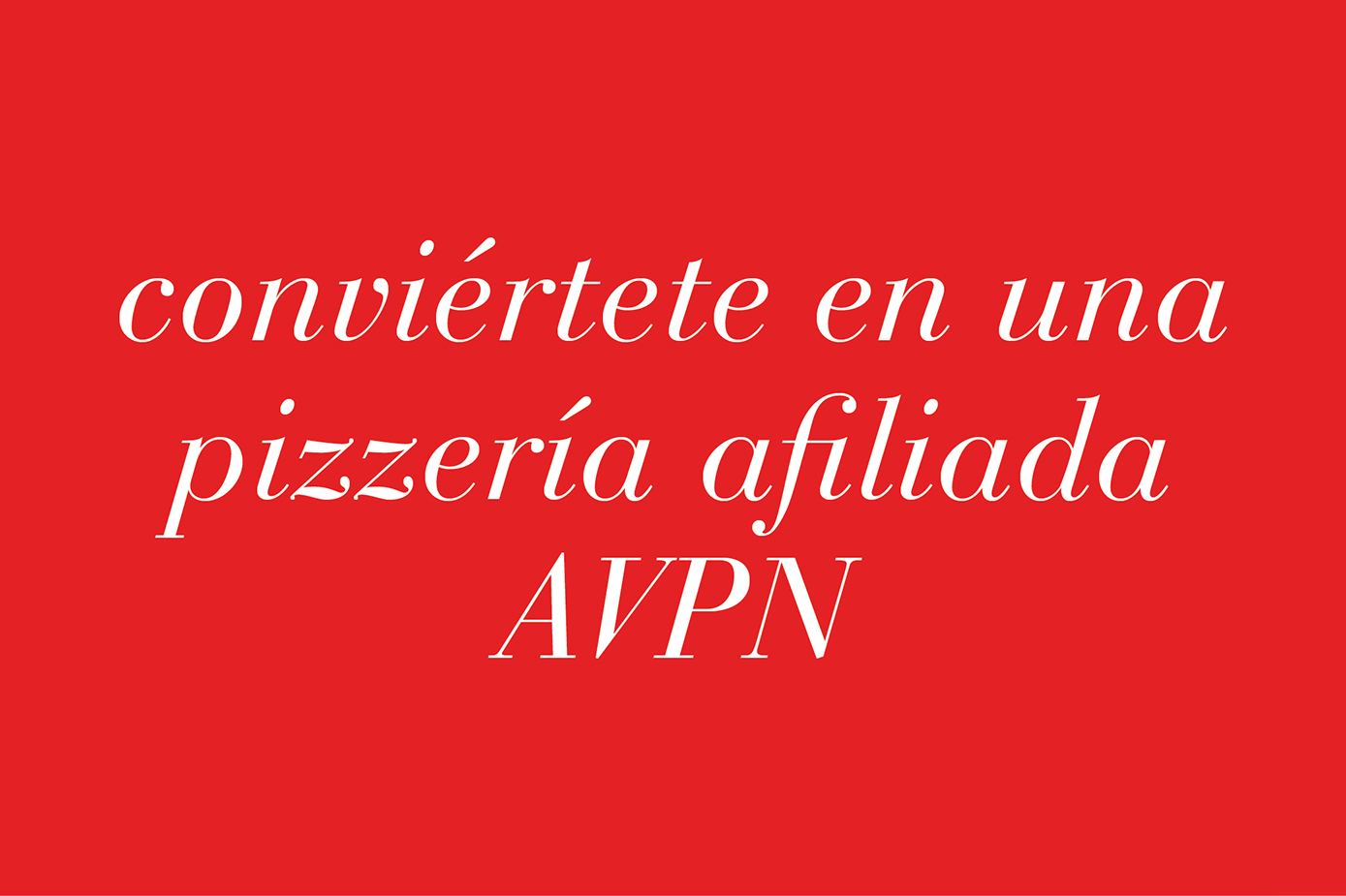 AVPN - Pizzerie associate